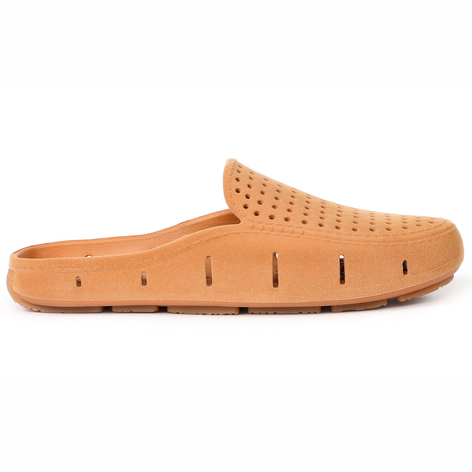COGNAC VEGAN SUEDE SUNSET SLIDE 3.0 - WOMENS