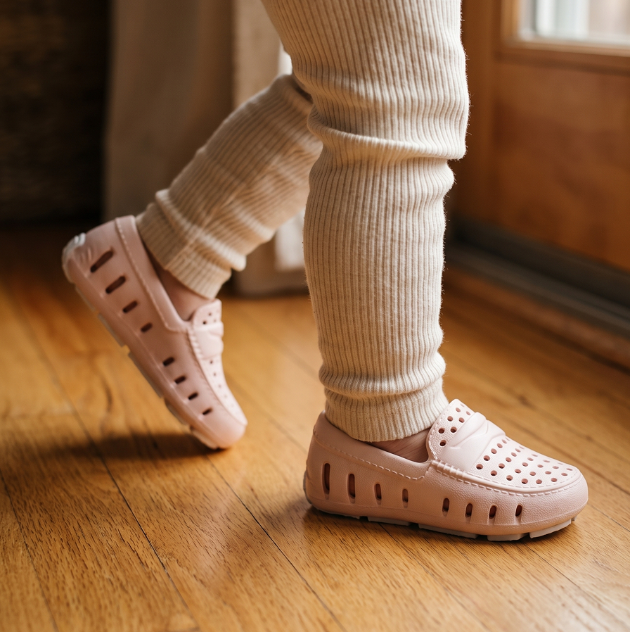 Kids Anchor Baby Pink/Bright White Loafer