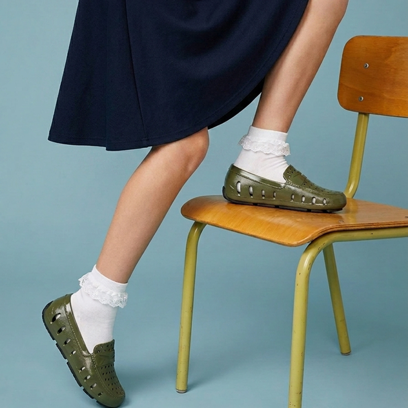 Kids Prodigy Cypress Black Patent Loafers