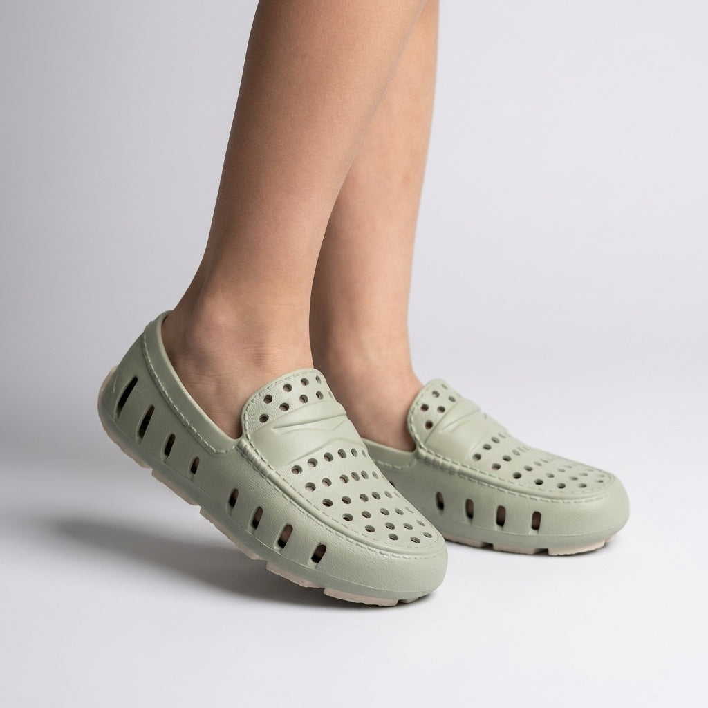 Kids Prodigy Desert Sage Coconut Loafers