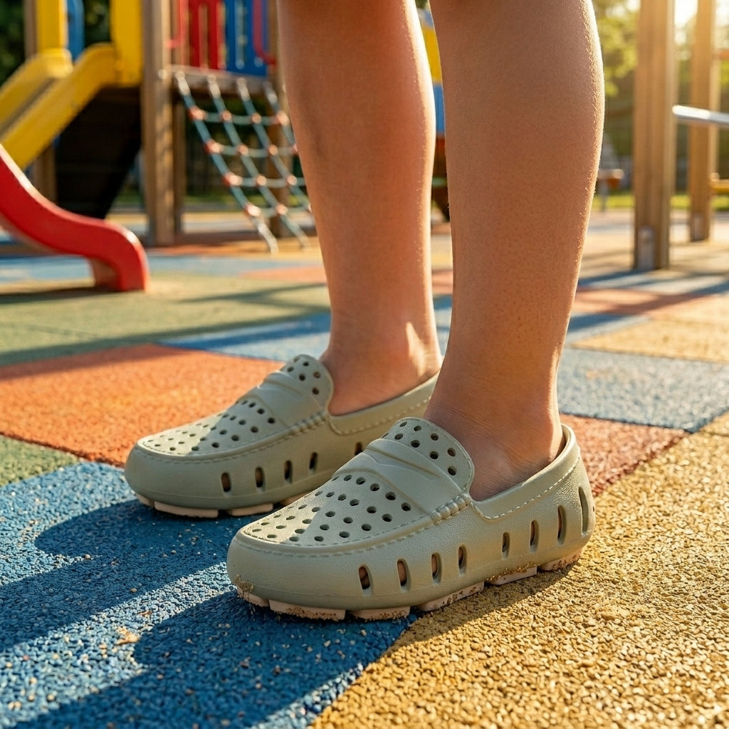 Kids Prodigy Desert Sage Coconut Loafers