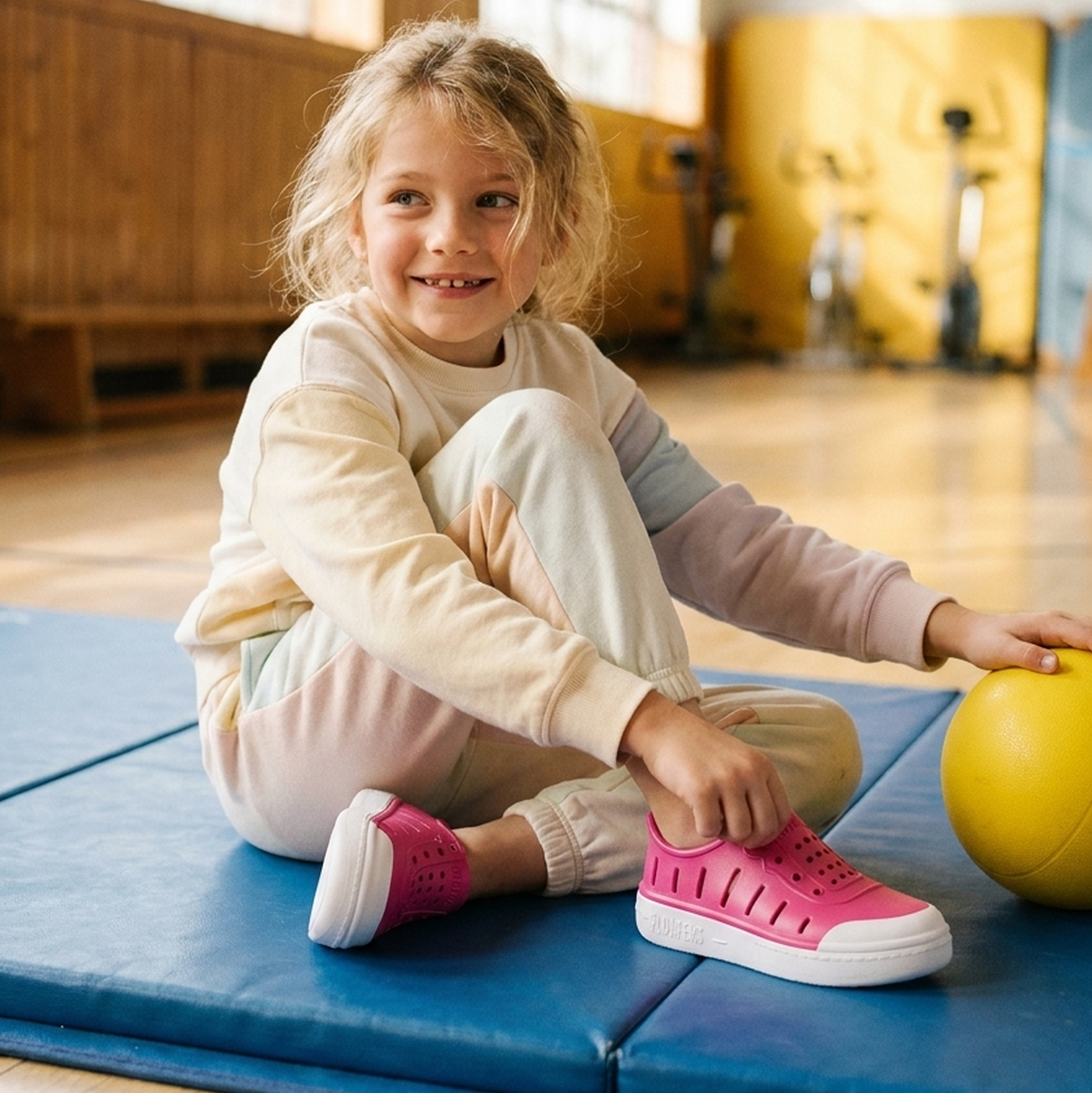 Kids PACE Fuchsia/Cloud Sneaker