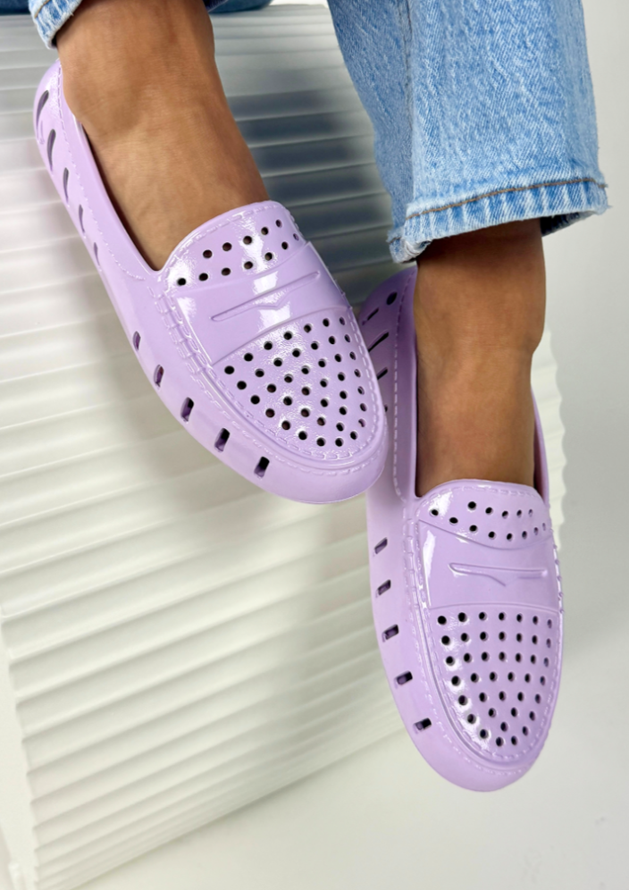 DUSTY PINK/LILAC PUTTY PATENT POSH 5P
