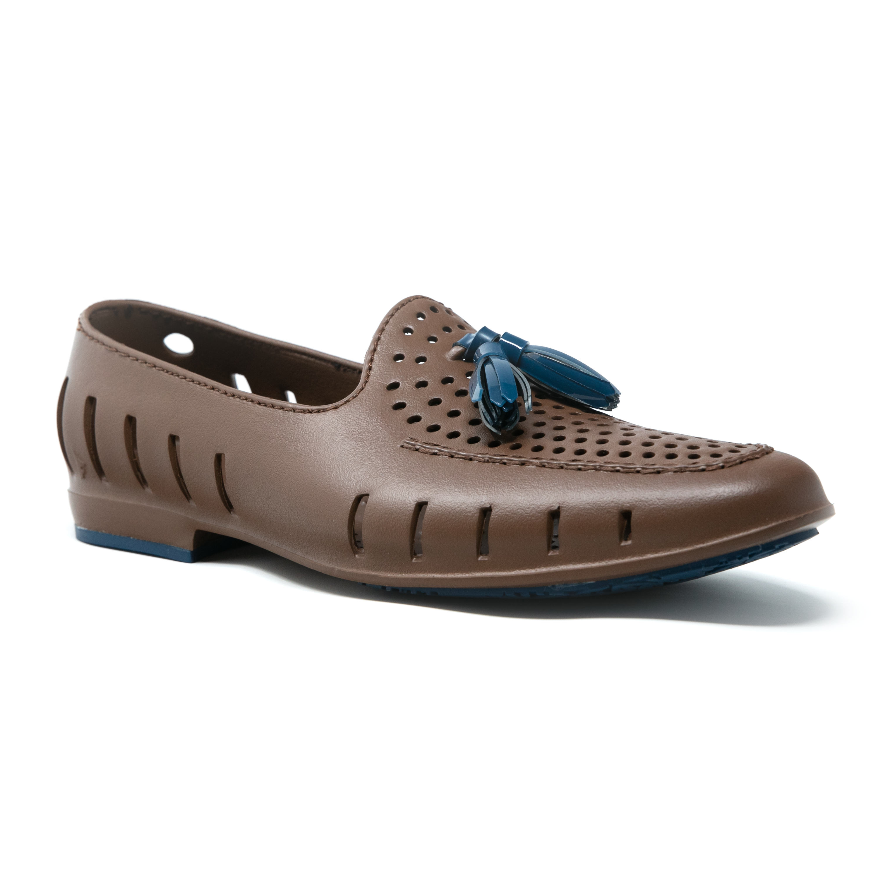 EXECUTIVE TASSEL DRIFTWOOD BROWN/SAILOR NAVY - MENS - FINAL SALE