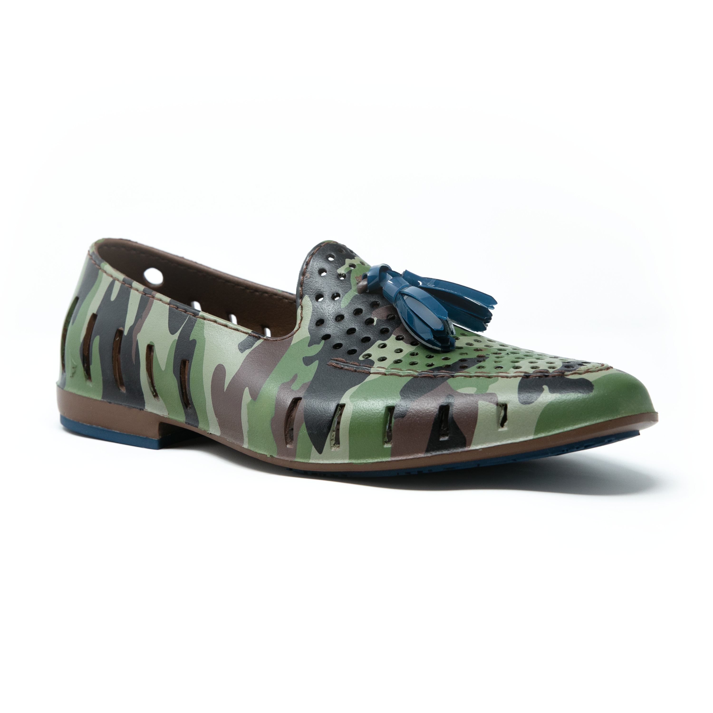 EXECUTIVE TASSEL GREEN CAMO MARBLE/SAILOR NAVY - MENS - FINAL SALE