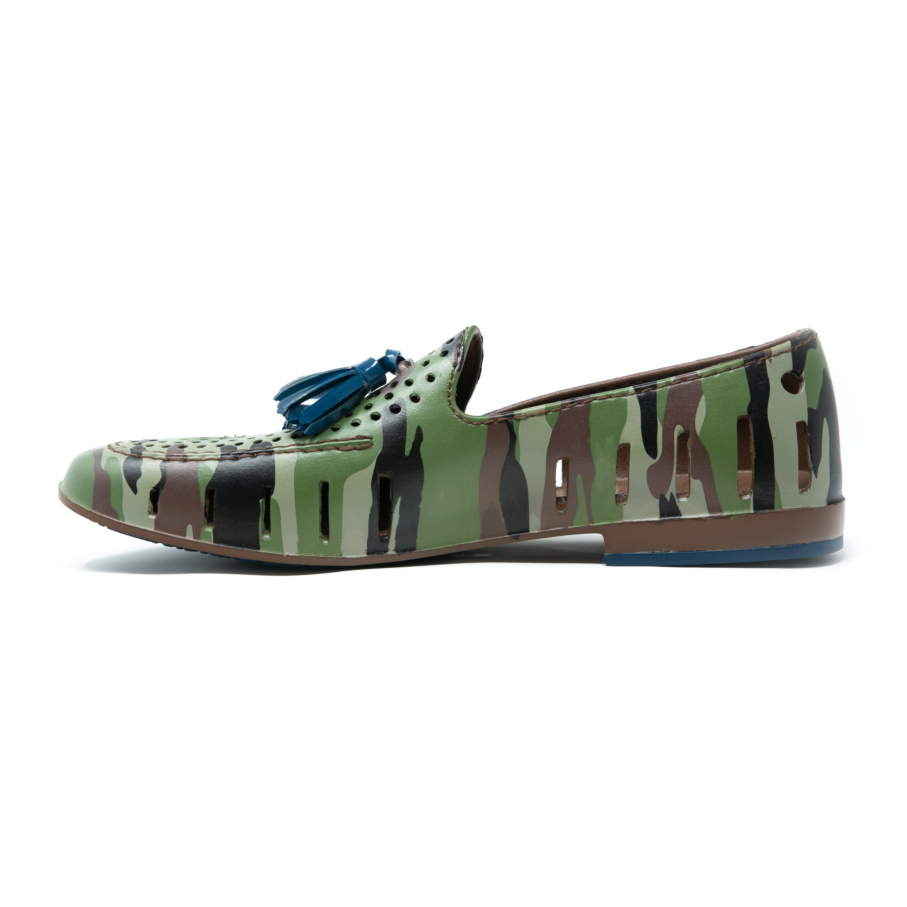 EXECUTIVE TASSEL GREEN CAMO MARBLE/SAILOR NAVY - MENS - FINAL SALE