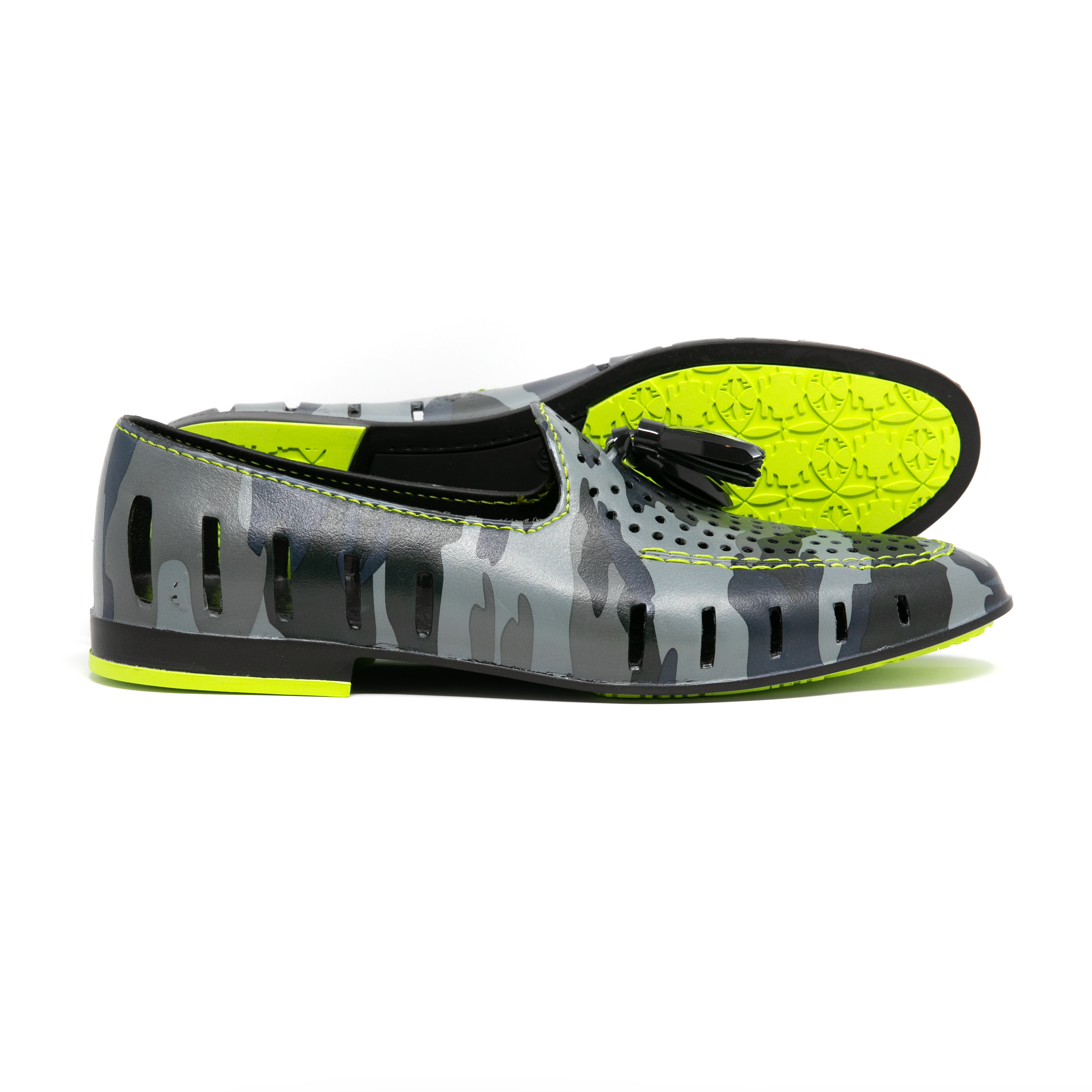 BLACK CAMO/ACID LIME - MENS - FINAL SALE