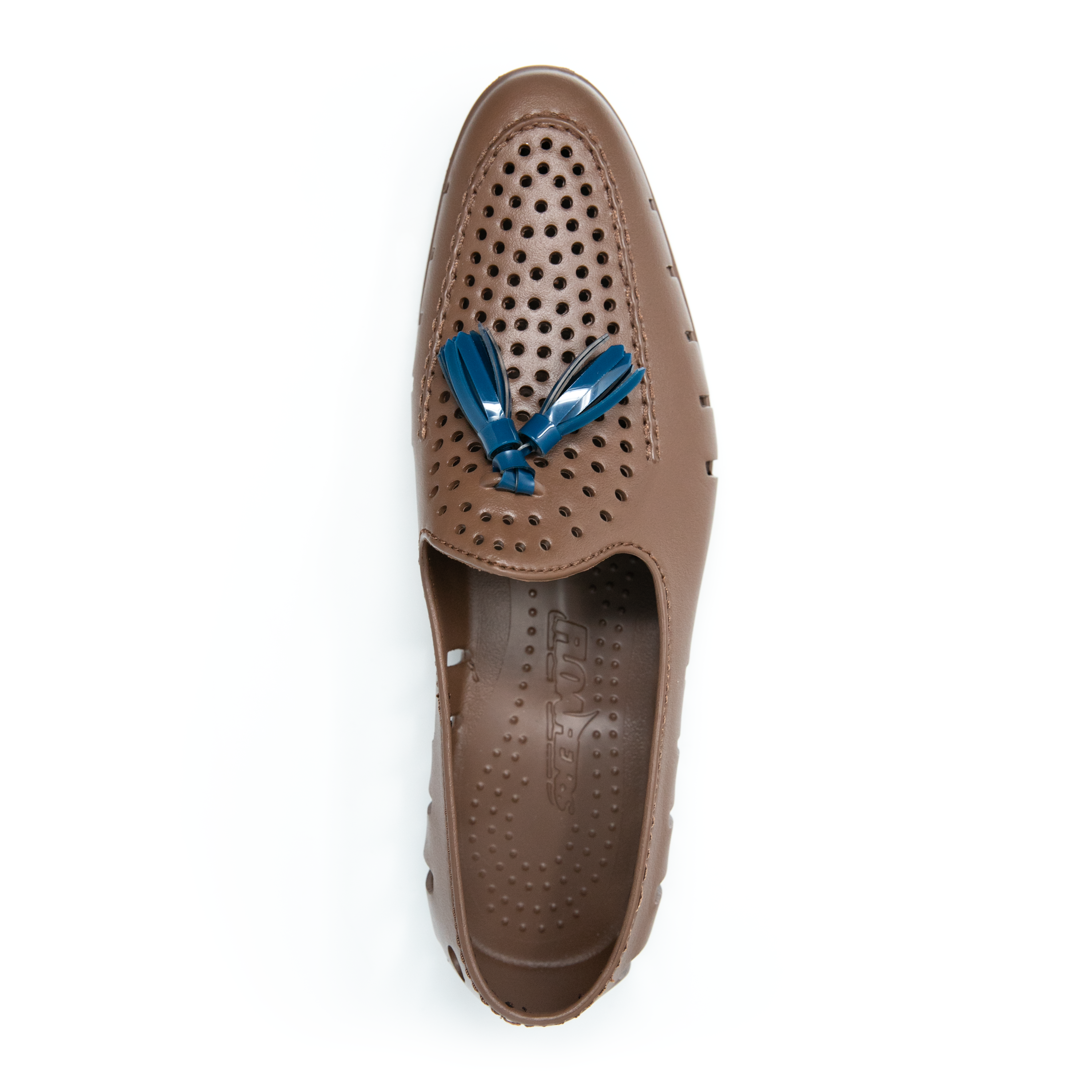 EXECUTIVE TASSEL DRIFTWOOD BROWN/SAILOR NAVY - MENS - FINAL SALE
