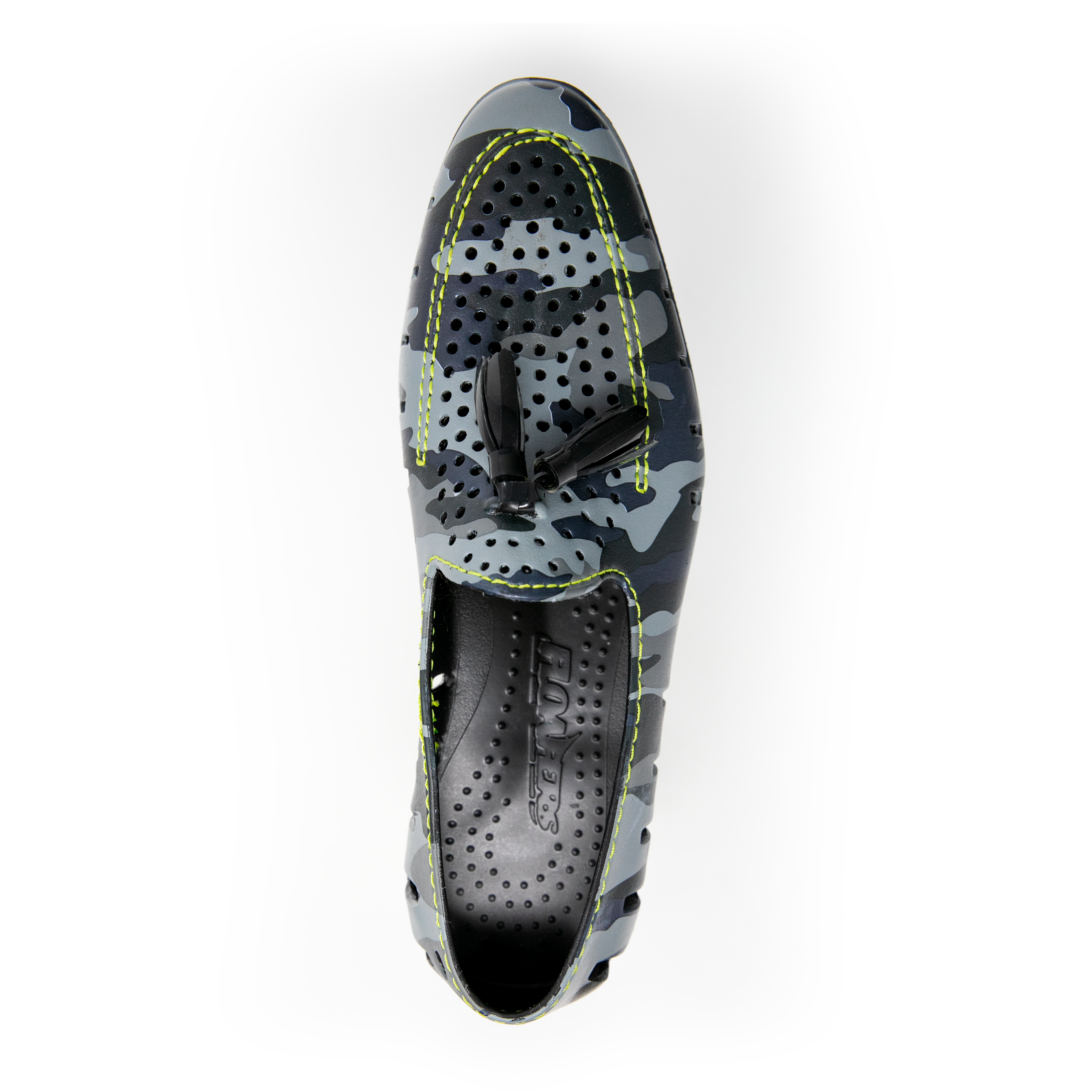 BLACK CAMO/ACID LIME - MENS - FINAL SALE