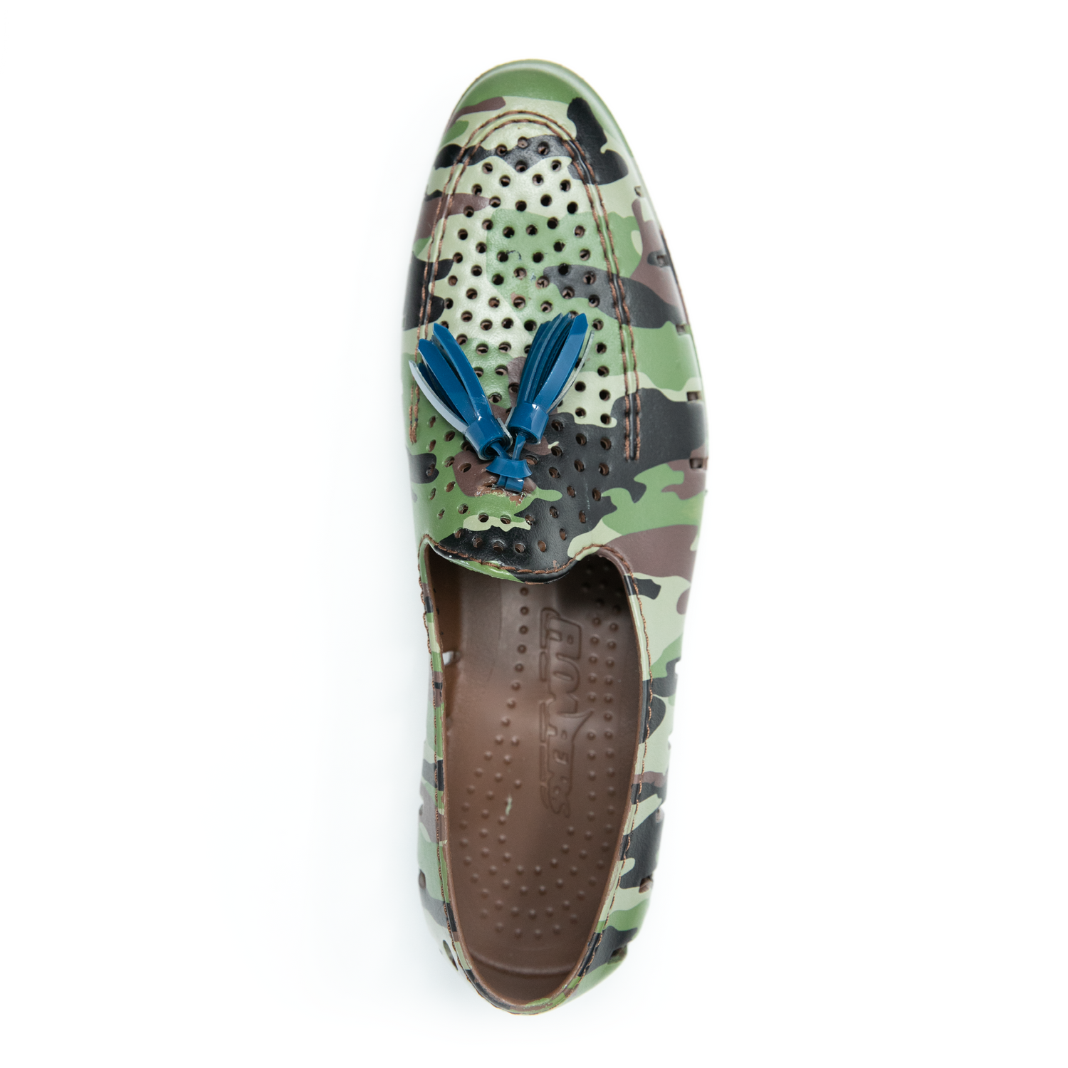 EXECUTIVE TASSEL GREEN CAMO MARBLE/SAILOR NAVY - MENS - FINAL SALE