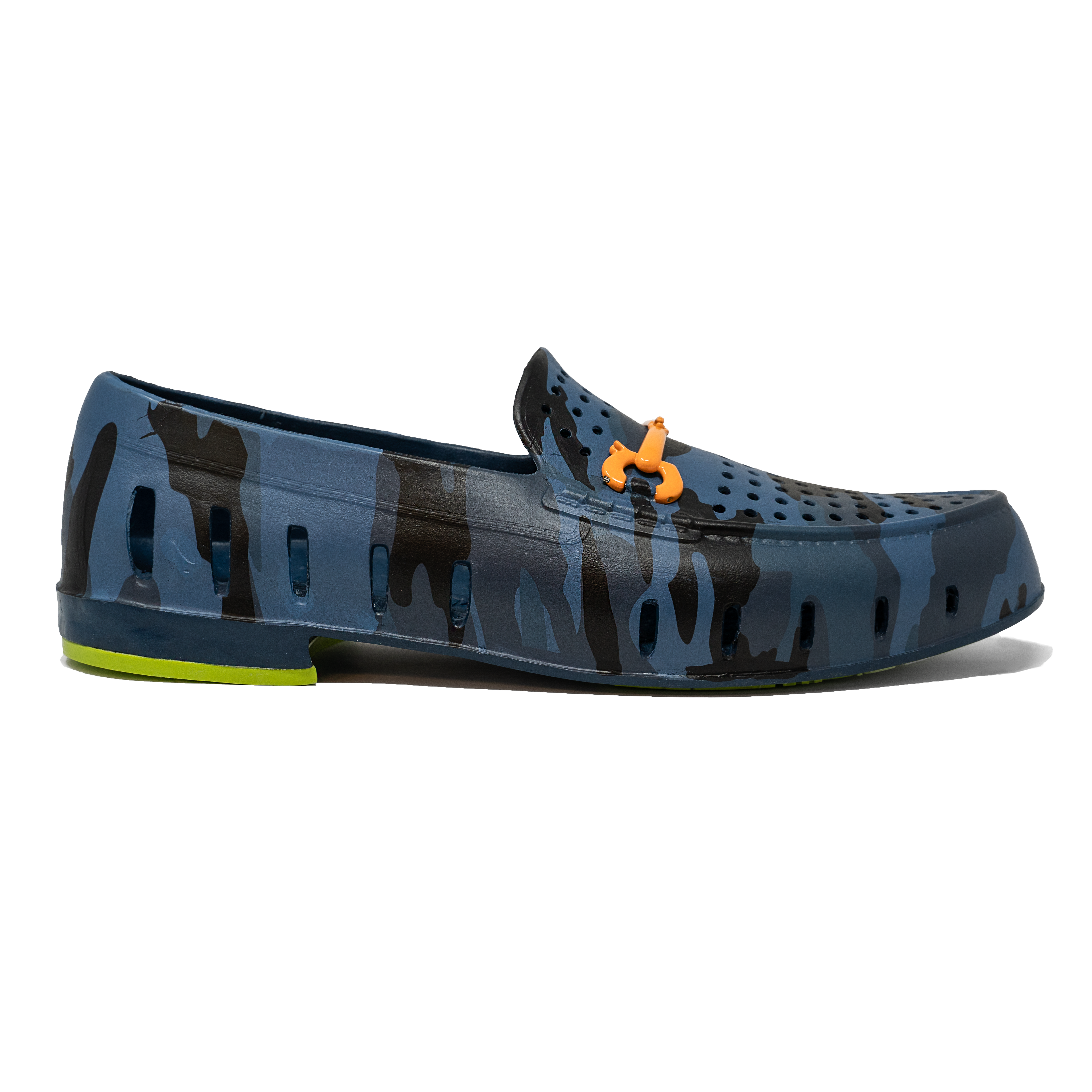 CHAIRMAN BIT - BLUE CAMO/LIME GREEN - MENS