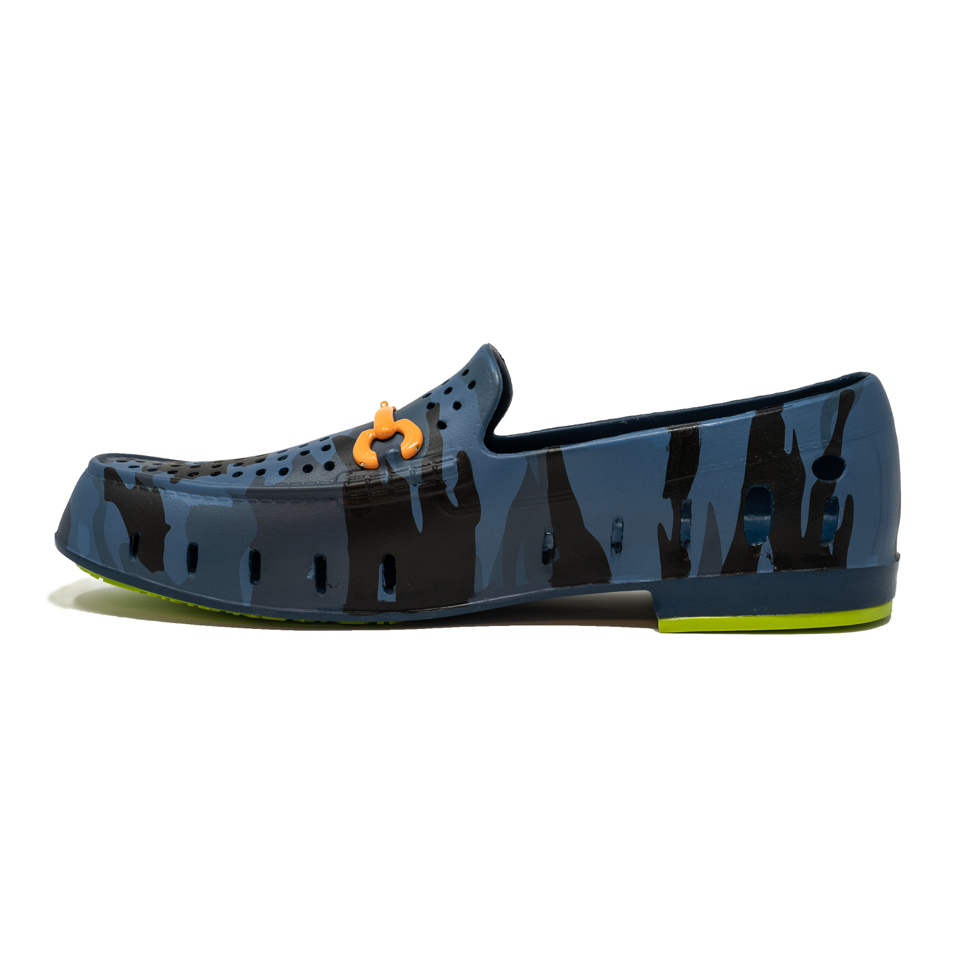 CHAIRMAN BIT - BLUE CAMO/LIME GREEN - MENS