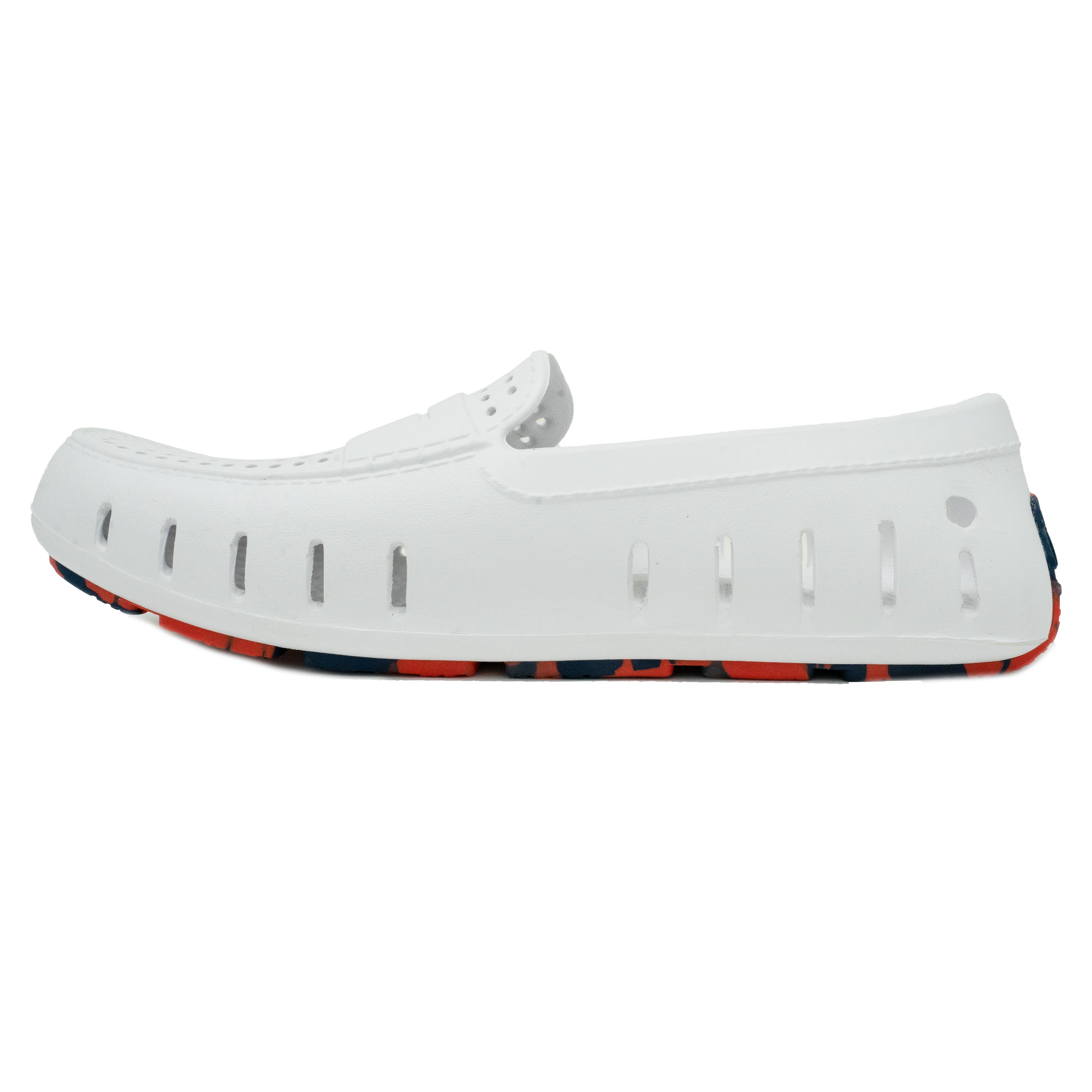 BRIGHT WHITE/RED BLUE SPLATTER - MENS