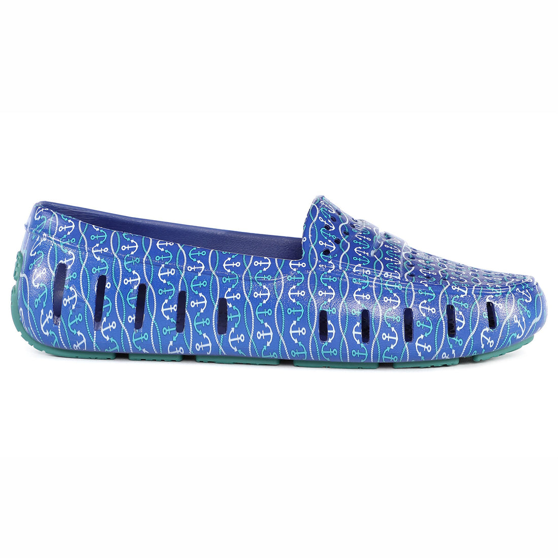 BLUE NAUTICAL ANCHOR/TEAL POSH 4P - FINAL SALE
