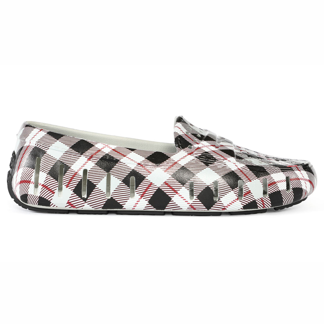 GREY MULTI PLAID/BLACK POSH 5P