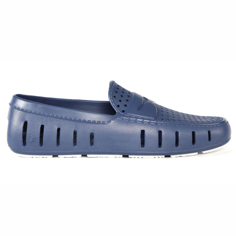 Floafers Country Club Driver loafers in navy with white anchor pattern men’s 13 Men main image 3