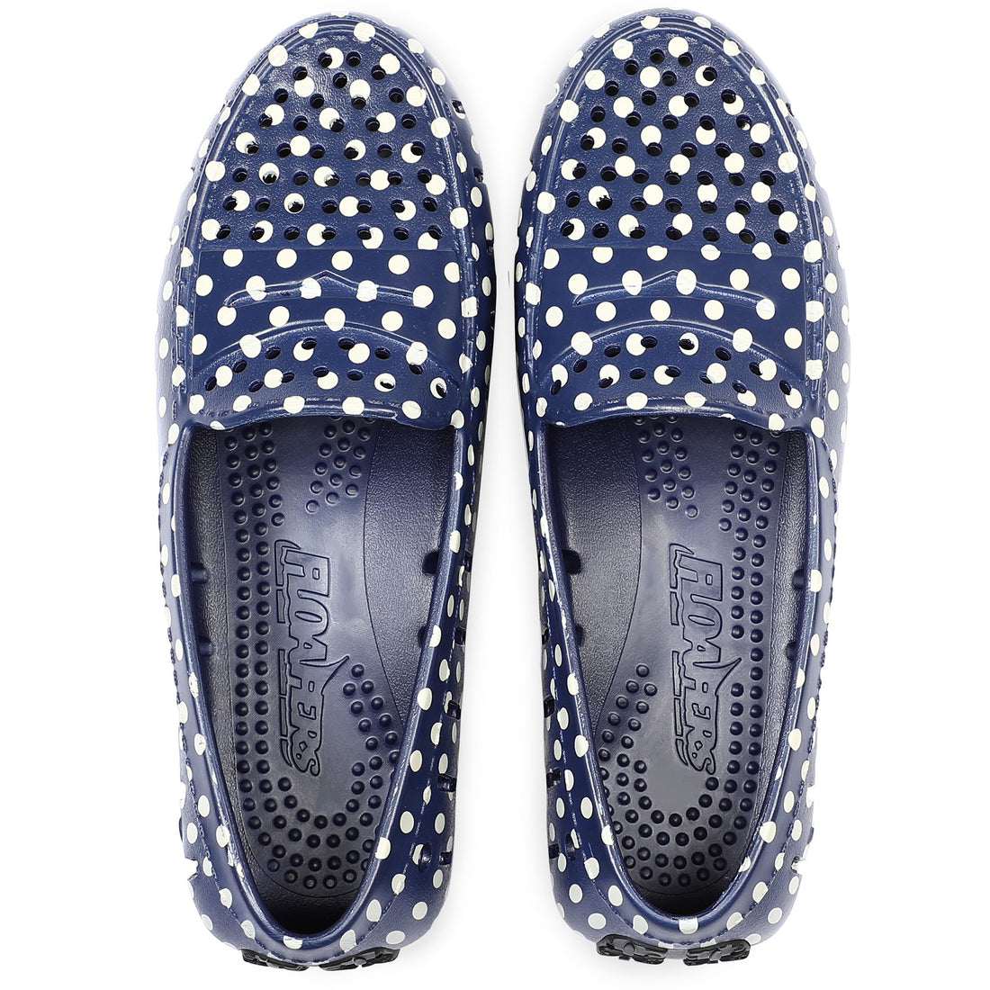 NAVY DOTS/BLACK POSH 5P