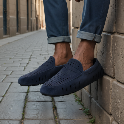 MENS NAVY VEGAN SUEDE COUNTRY CLUB 3.0