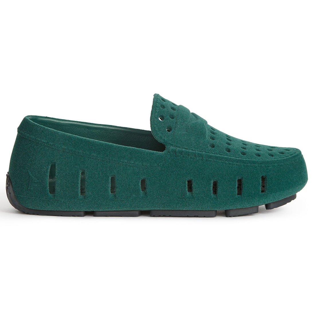 Kids Prodigy Emerald Suede Loafers