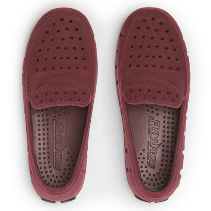 KIDS BURGUNDY VEGAN SUEDE PRODIGY 3.0