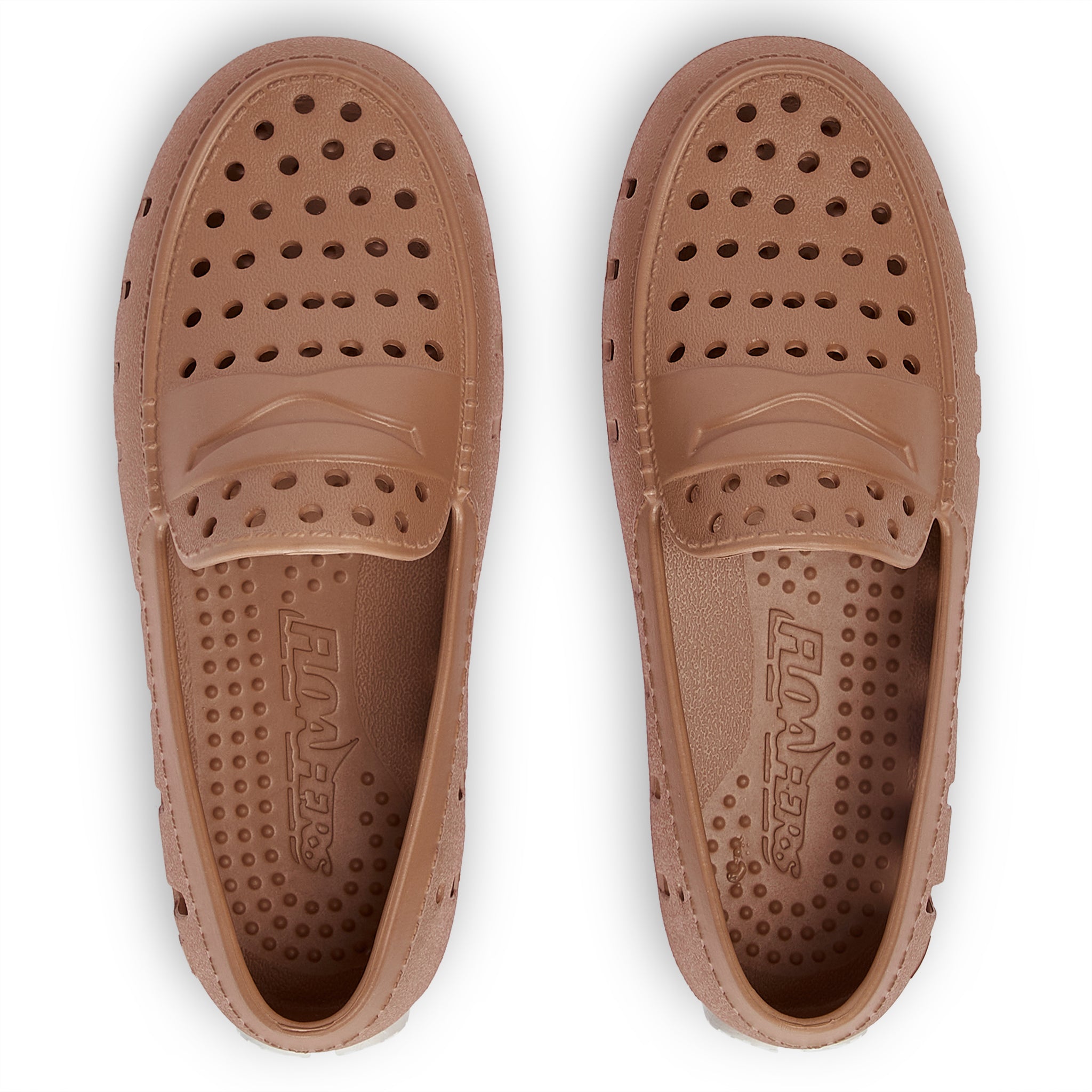Kid’s Prodigy Driver Foam Shoe Tan/Bright White Floafers