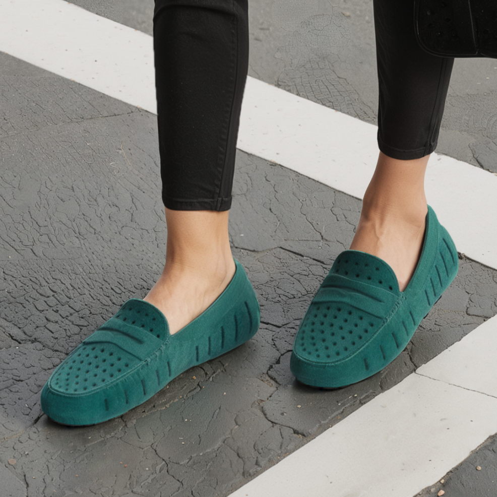 WOMENS EMERALD VEGAN SUEDE POSH 3.0