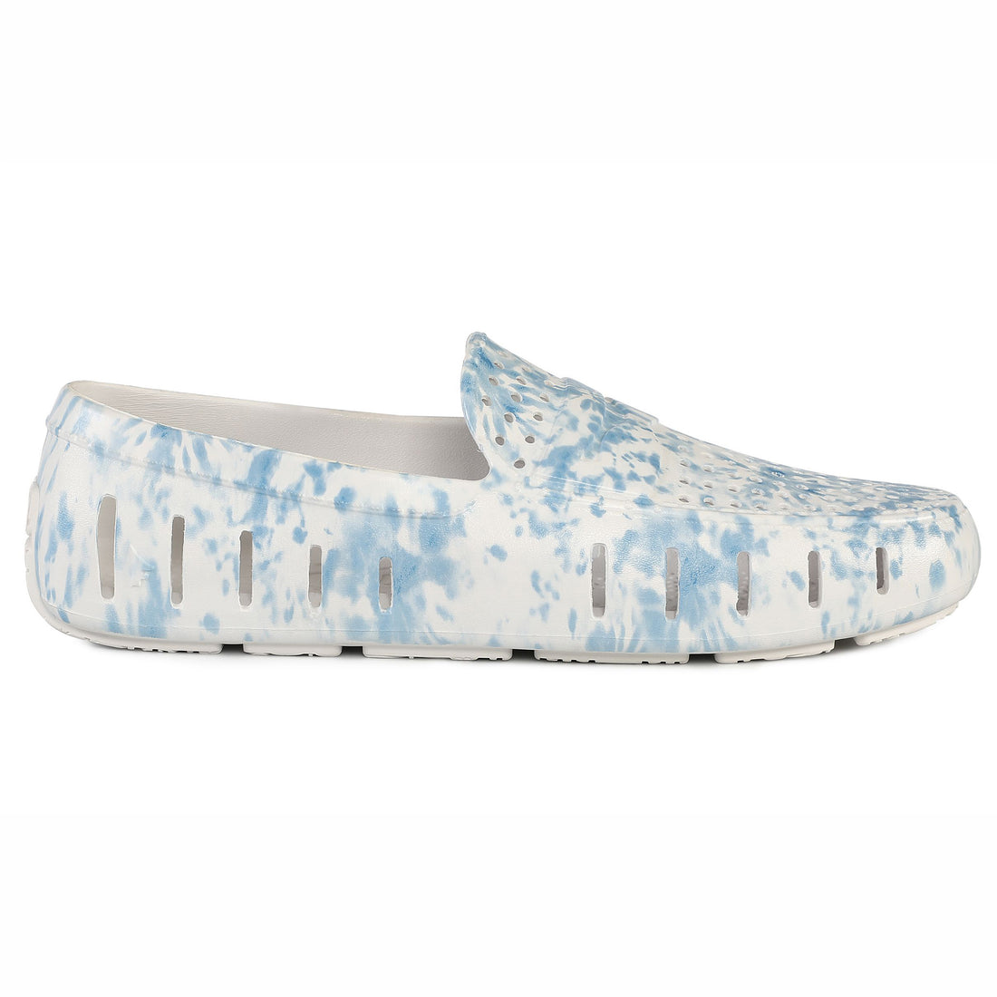 BLUE TIE DYE/BRIGHT WHITE COUNTRY CLUB PRINT