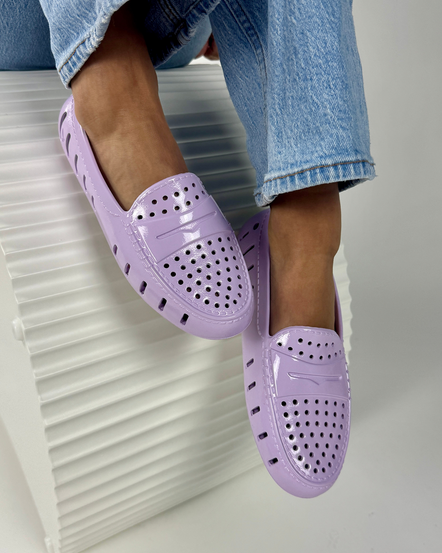 DUSTY PINK/LILAC PUTTY PATENT POSH 5P