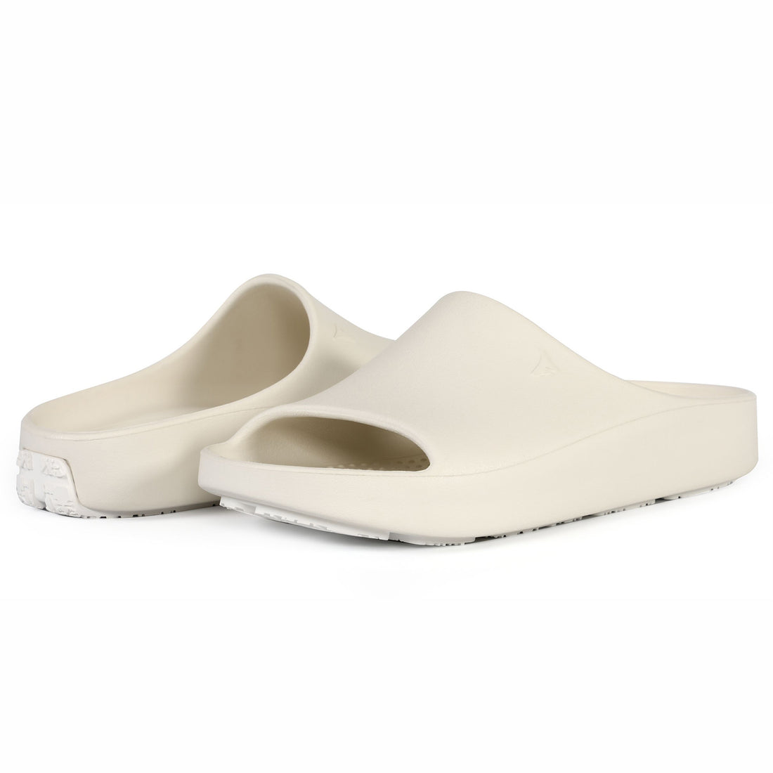 BONE/BRIGHT WHITE LANE-4 MENS SLIDE