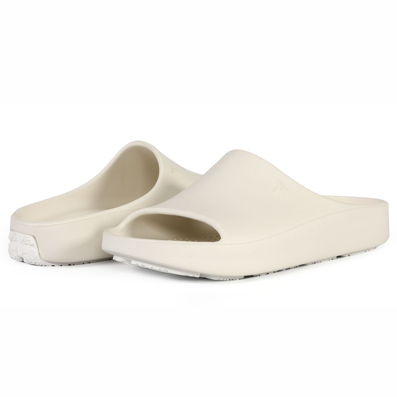 BONE/BRIGHT WHITE LANE-4 WOMENS SLIDE