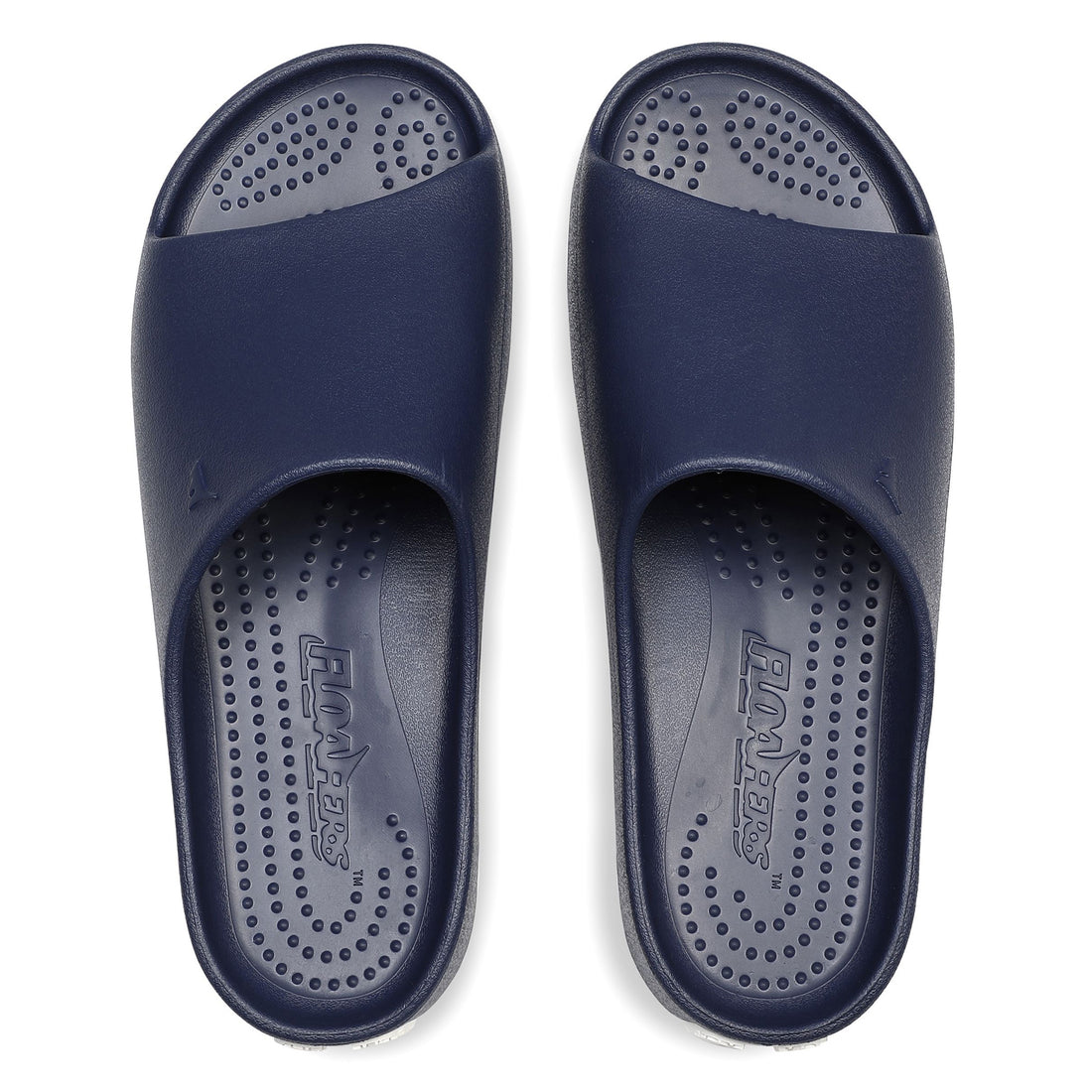NAVY PEONY/BRIGHT WHITE LANE-4 MENS SLIDE