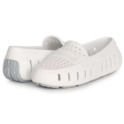 WOMENS BRIGHT WHITE/HARBOR MIST GRAY POSH 2.0