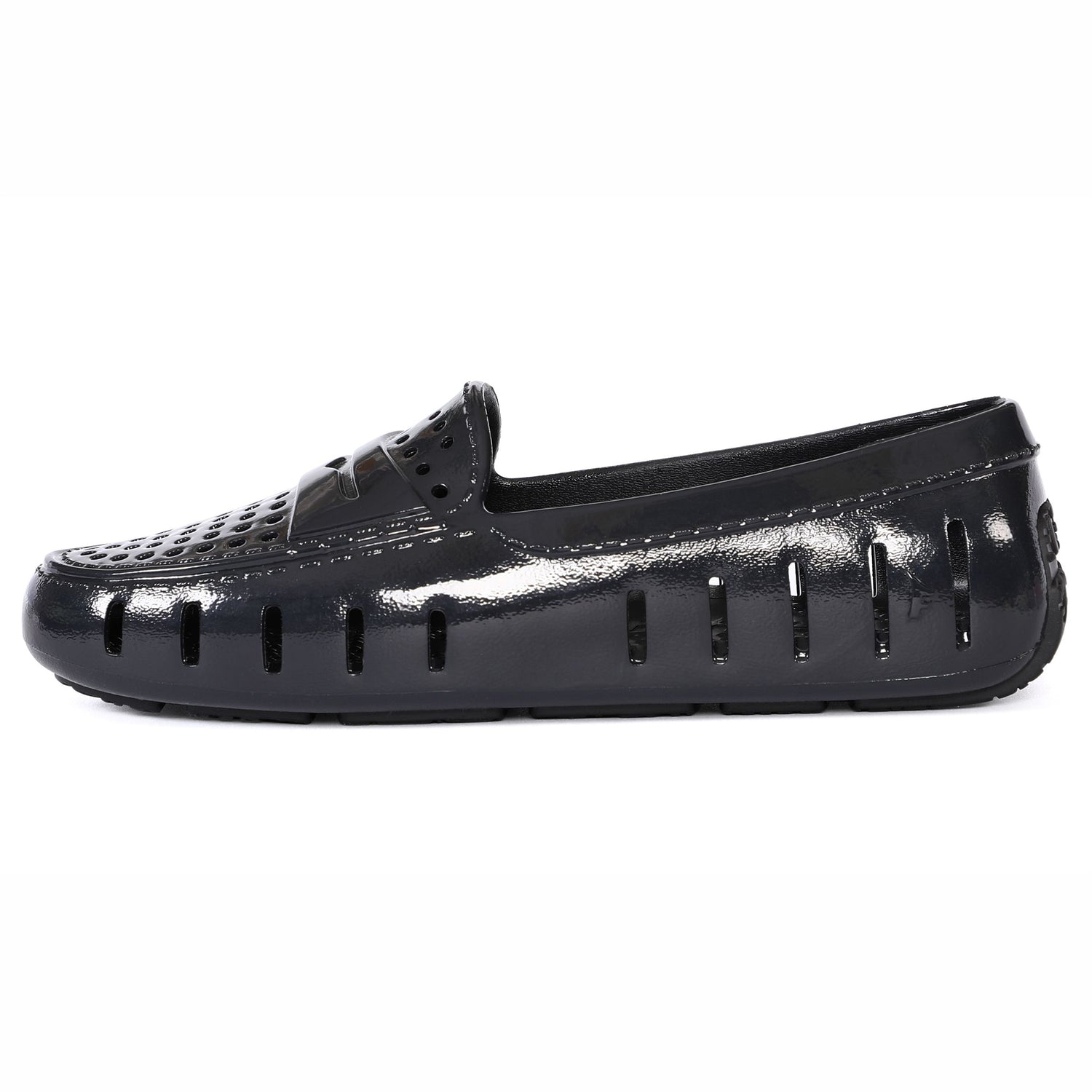 BLACK PATENT POSH 4P