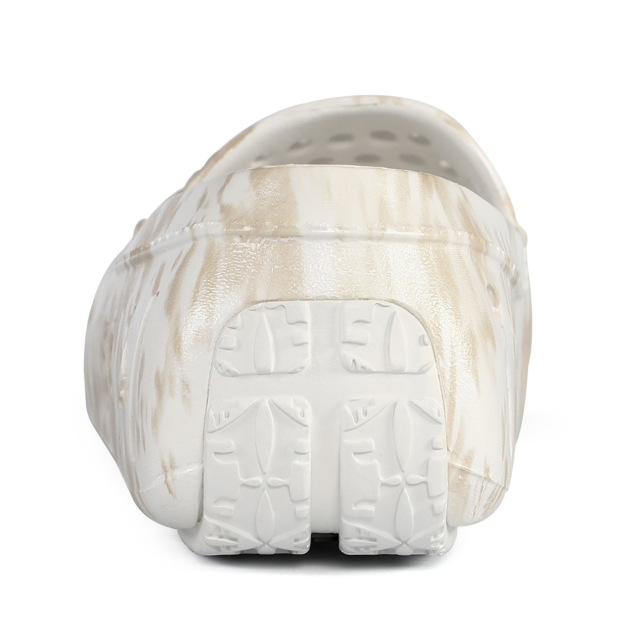 TAN TIE DYE/BRIGHT WHITE POSH PRINT