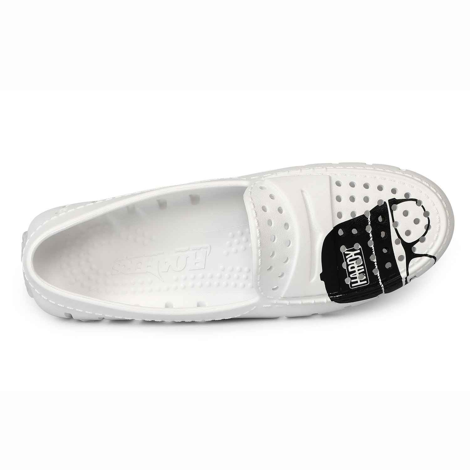 WOMENS POSH CLEAN WHITE HARDY FLOAFER