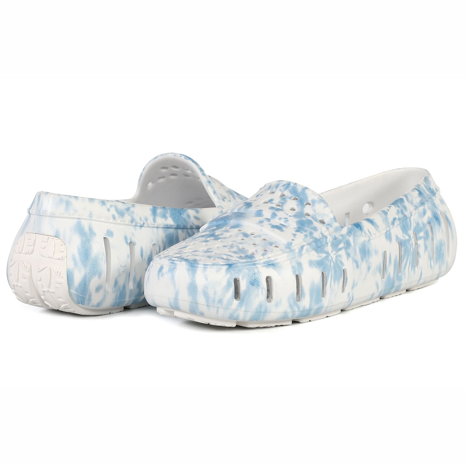 BLUE TIE DYE/BRIGHT WHITE POSH PRINT