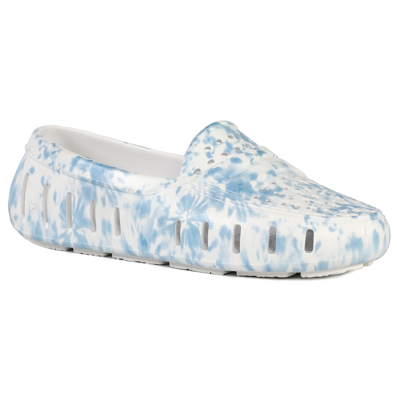 BLUE TIE DYE/BRIGHT WHITE POSH PRINT