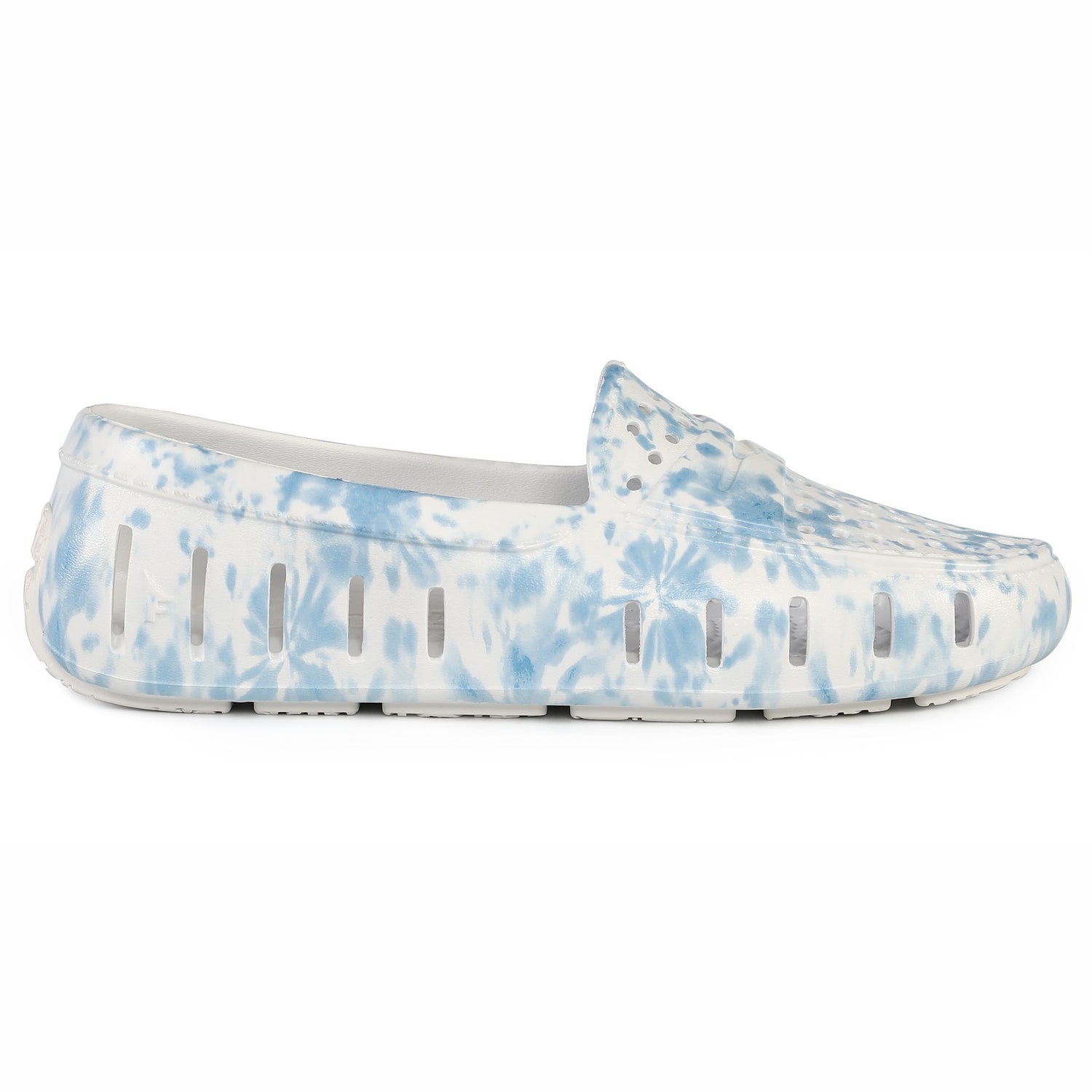 BLUE TIE DYE/BRIGHT WHITE POSH PRINT