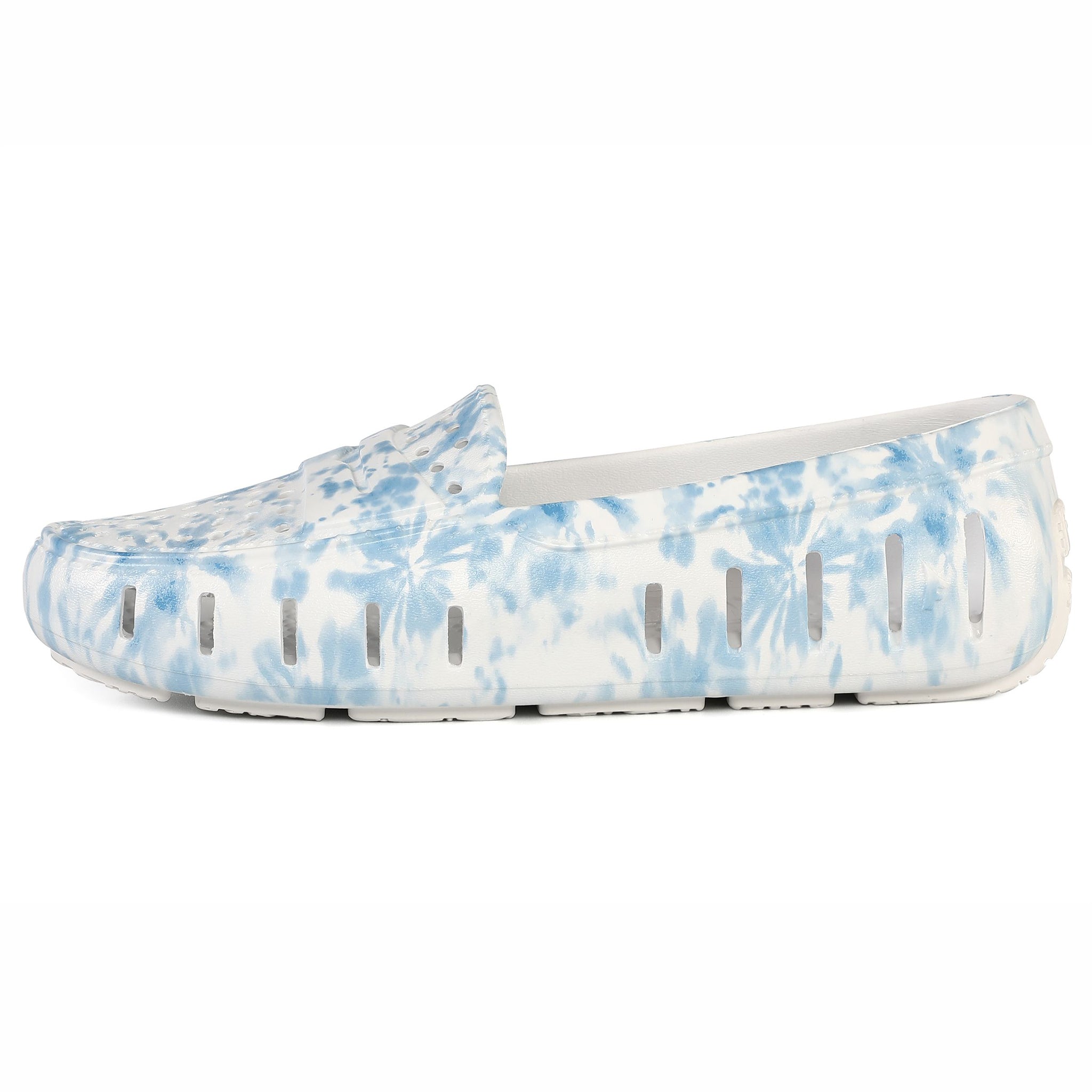 BLUE TIE DYE/BRIGHT WHITE POSH PRINT