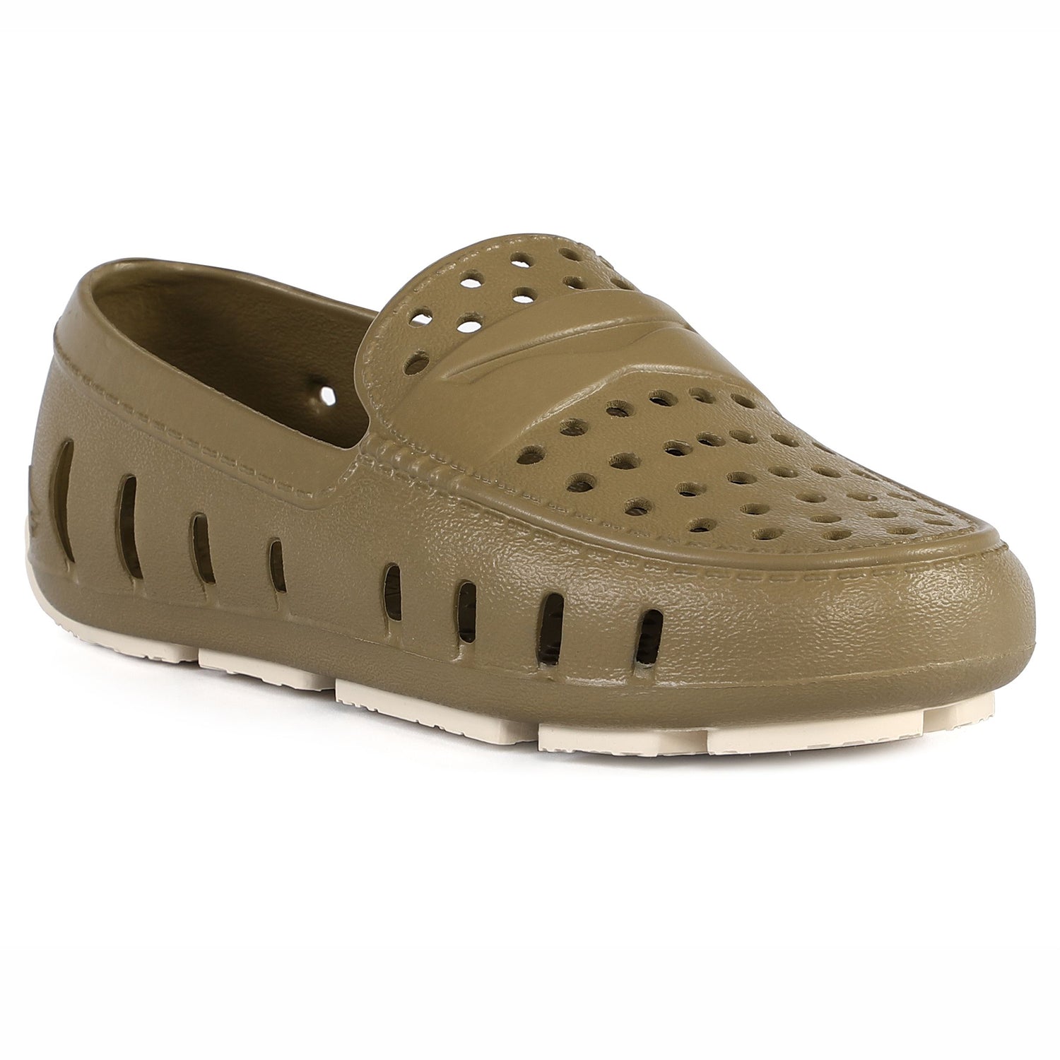 Kids Prodigy Olive Branch/Coconut Loafers