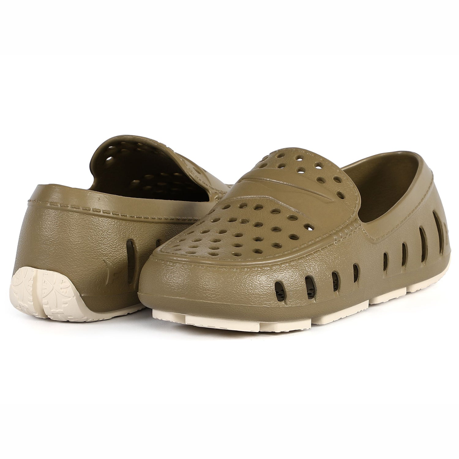 Kids Prodigy Olive Branch/Coconut Loafers