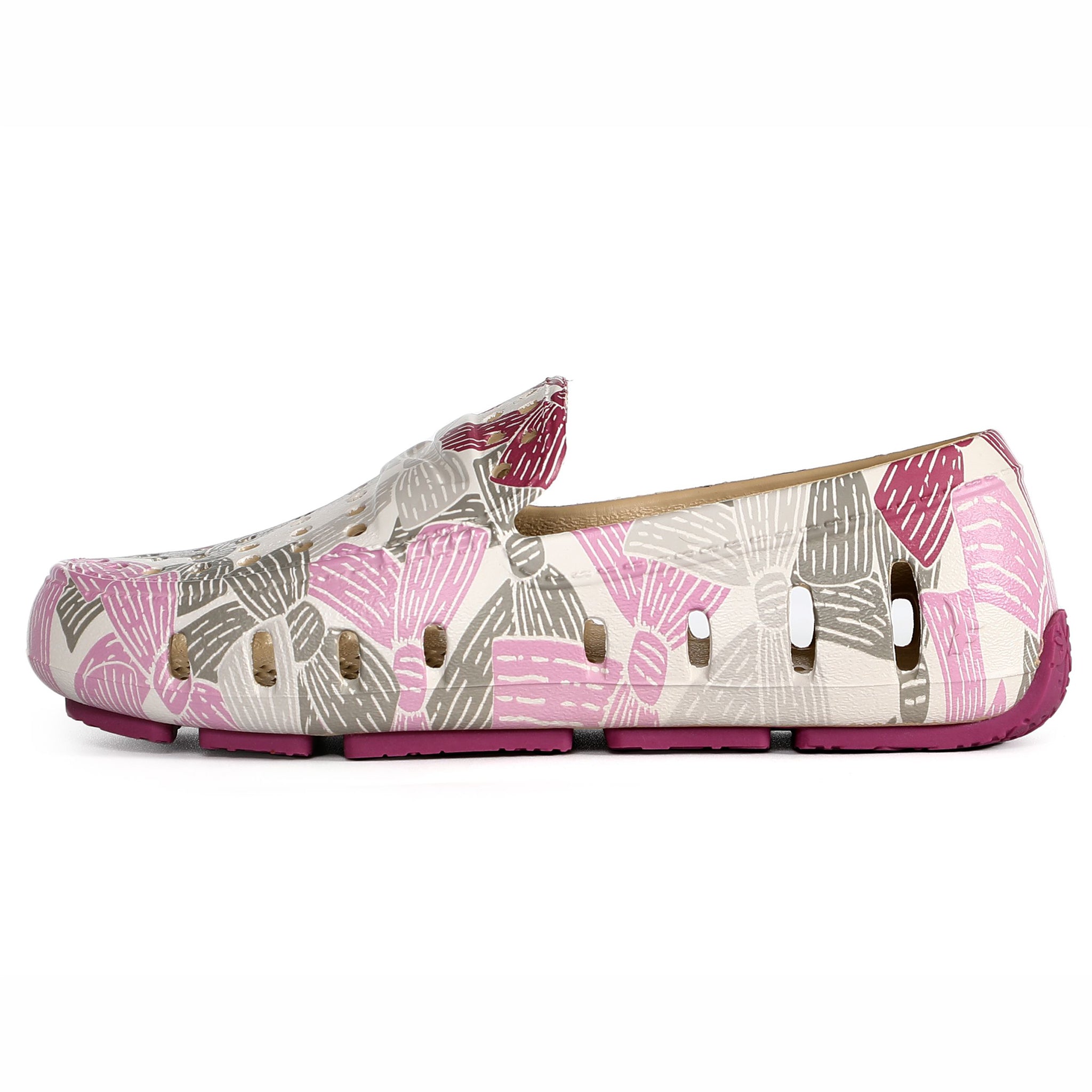 Kids Prodigy Pink Multi Bowties/Raspberry Print Loafers