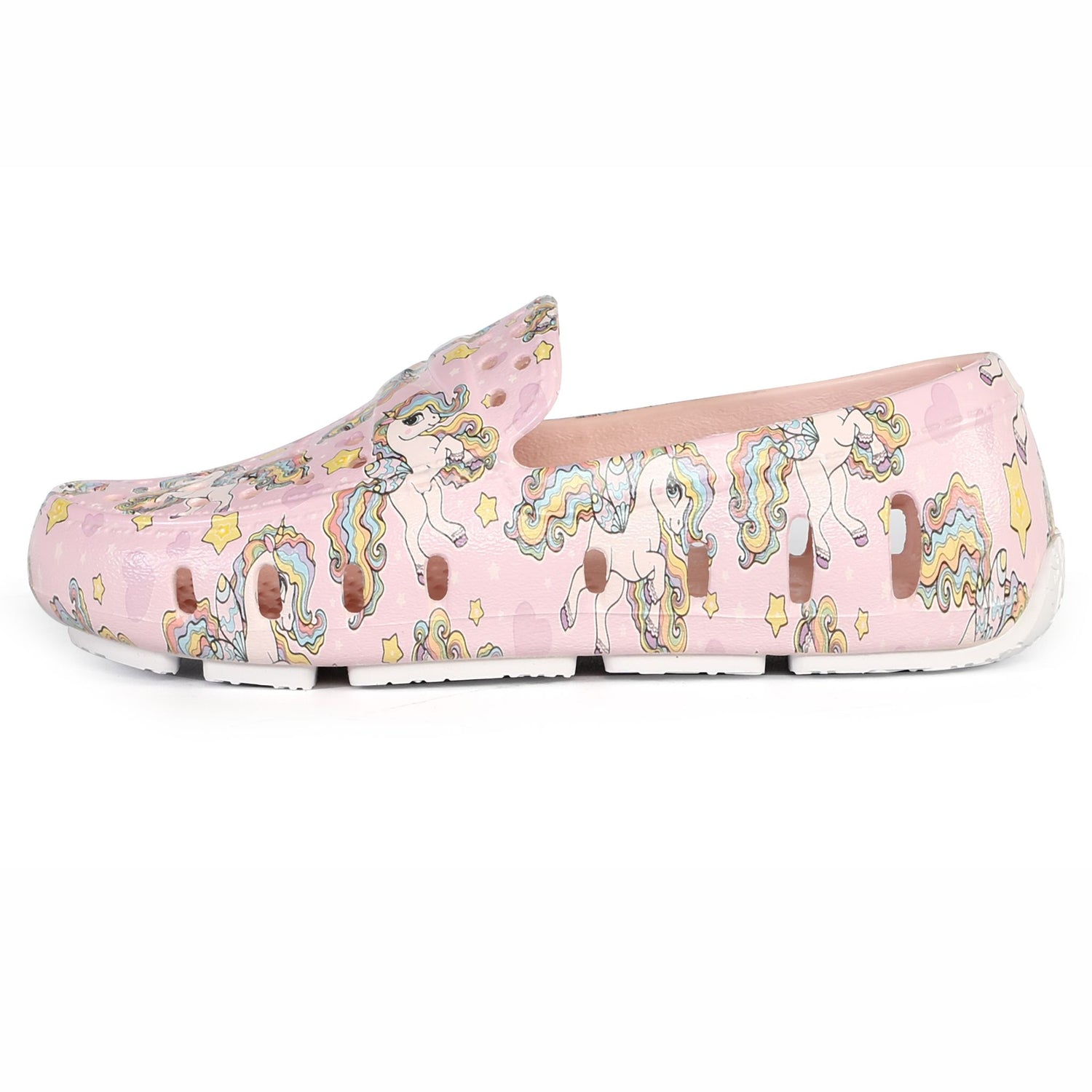 Kids Prodigy Unicorn Pink Multi/Bright White Print Loafers