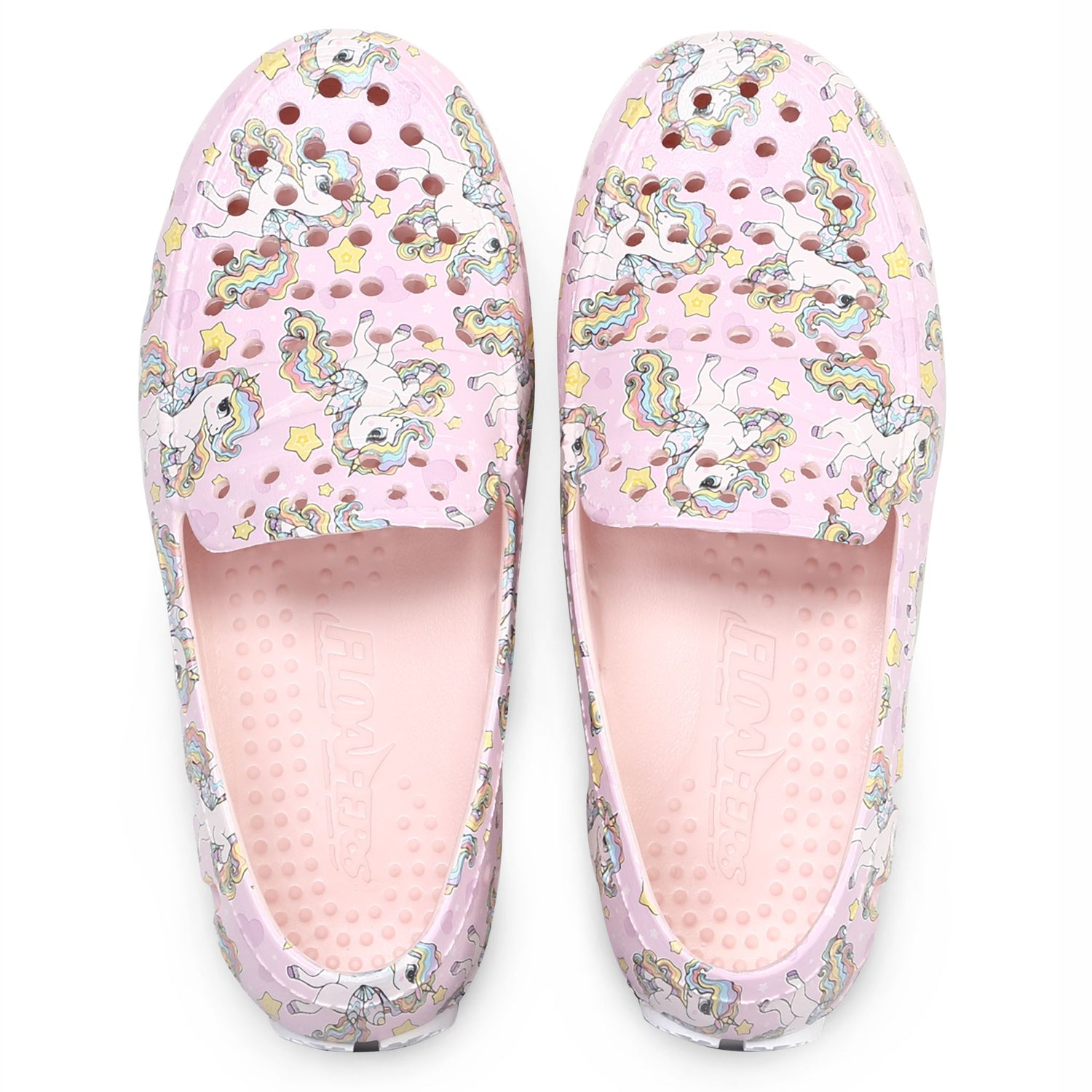 Kids Prodigy Unicorn Pink Multi/Bright White Print Loafers