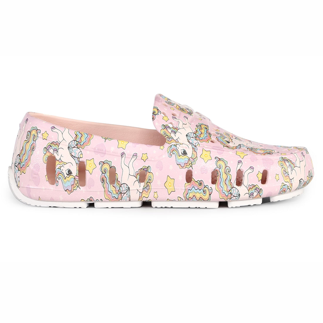 Kids Prodigy Unicorn Pink Multi/Bright White Print Loafers