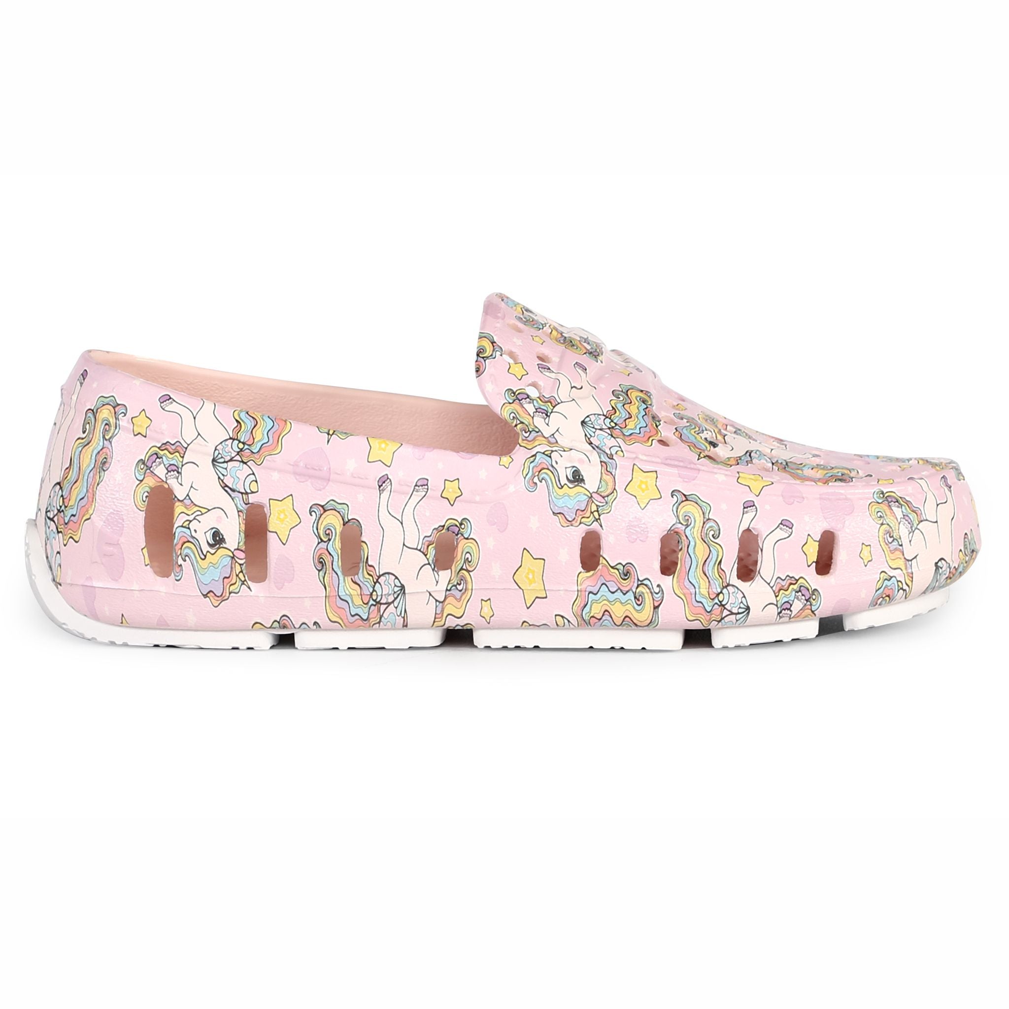 Kids Prodigy Unicorn Pink Multi/Bright White Print Loafers