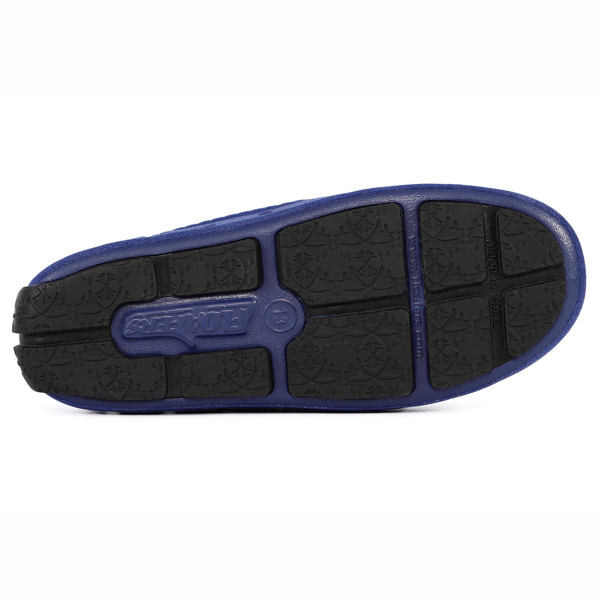 Kids Prodigy Deep Navy/Black Suede Loafer