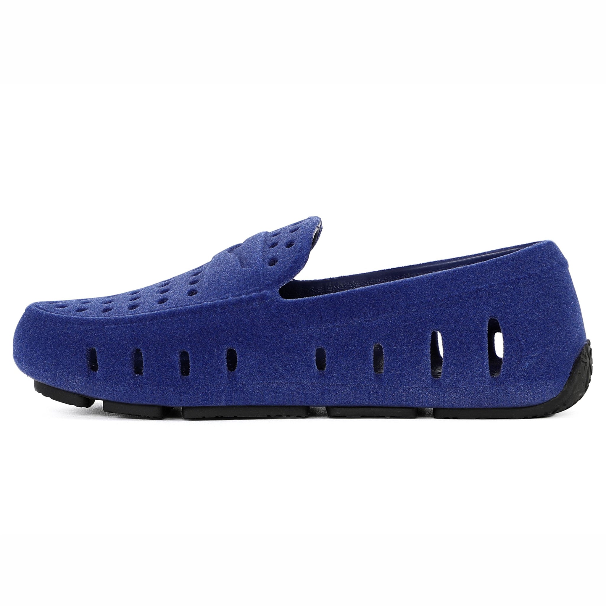 Kids Prodigy Deep Navy/Black Suede Loafer