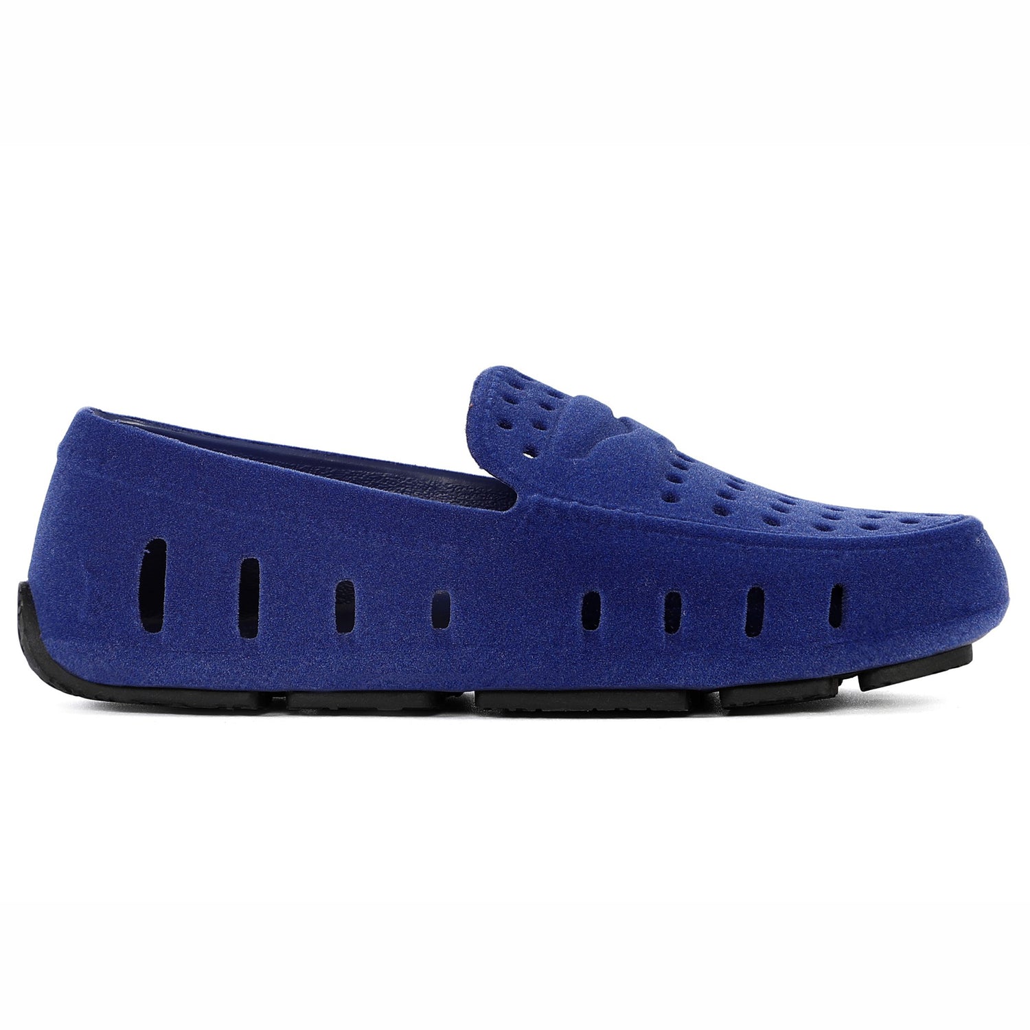 Kids Prodigy Deep Navy/Black Suede Loafer