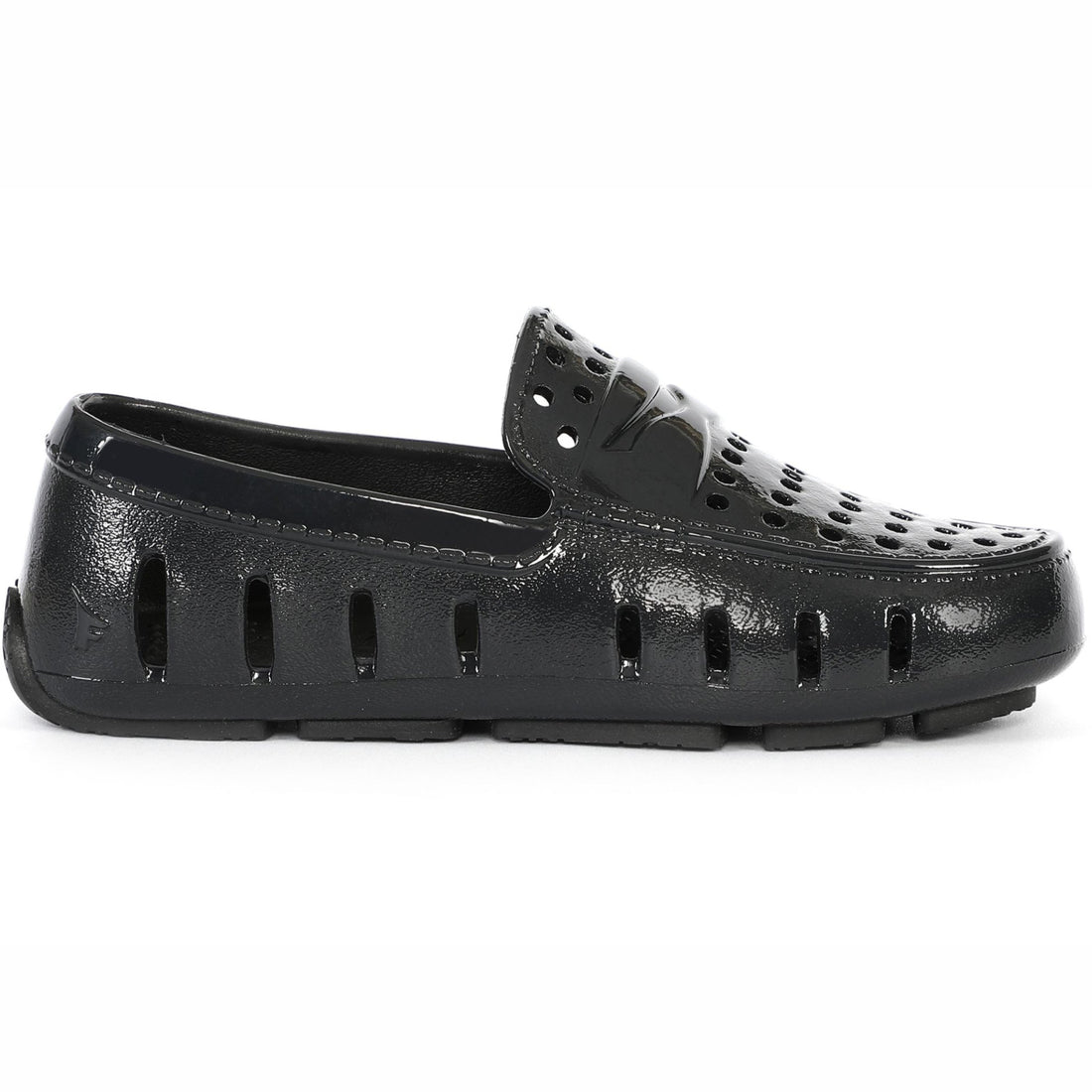 Kids Prodigy Black Patent Loafers